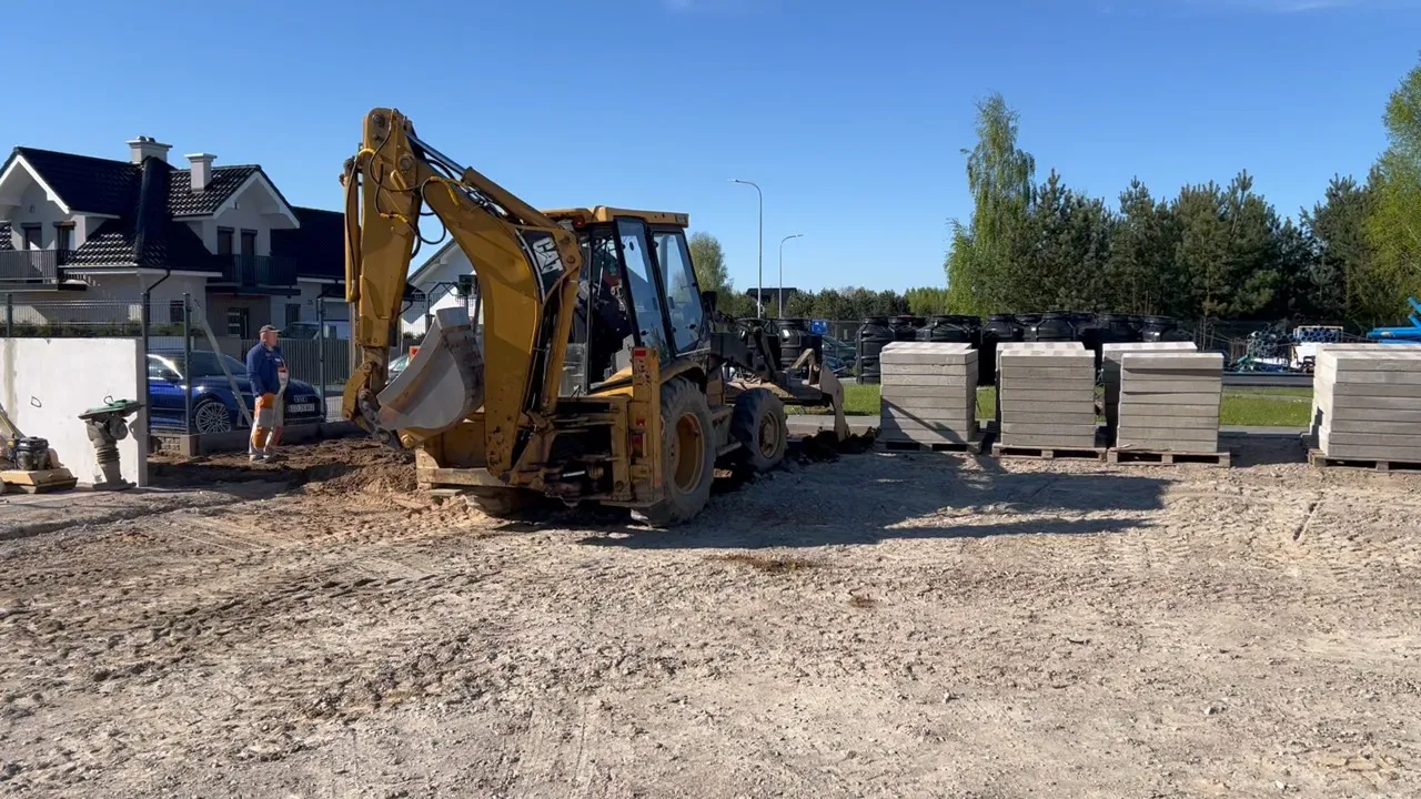 Kopanie szamba na Kaszubach